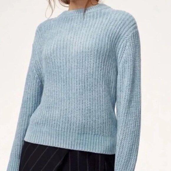 Wilfred Essential Chenille Sweater Relaxed-fit Crewneck Textured Stitch Medium - Picture 1 of 10